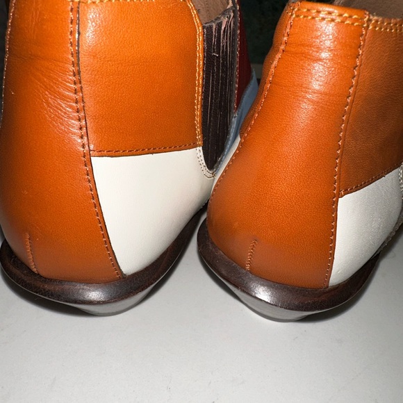 Coach Patchwork Bandit Bootie Boot Shoe Leather 6.5M Side Gore Retro 80’s - Picture 3 of 7